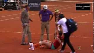 Andrea Petkovic's horrible injury and Victoria Azarenka's humanity