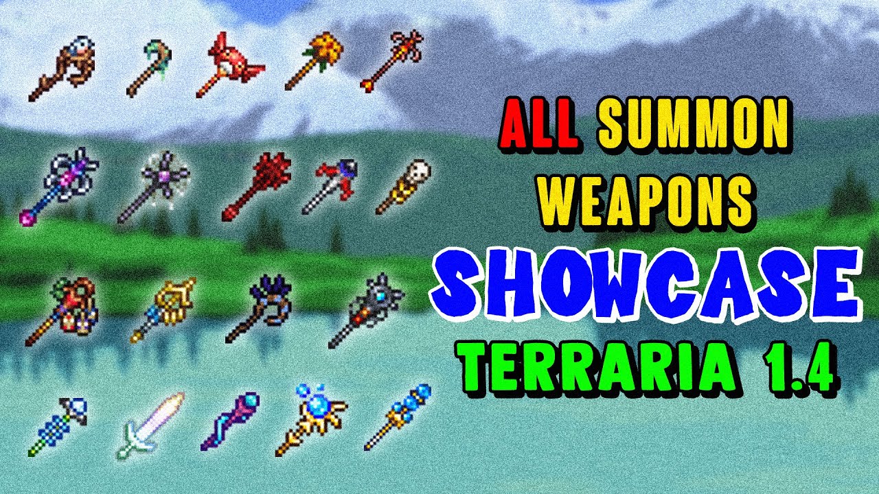 Скелет снайпер террария. Terraria Summon Weapons. Terraria all Weapons Magic. Счастье жителей террария 1.4.