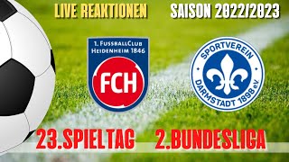 LIVE - 2. Bundesliga - FC Heidenheim Vs. SV Darmstadt Reaktionen By ...