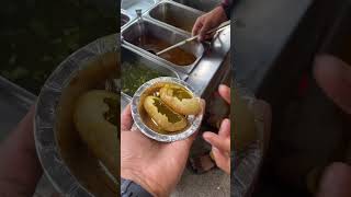 Panipuri Ya Golgappa Trying Indian Street Food with Rajpal Yadav #streetfood #trending #ytshorts