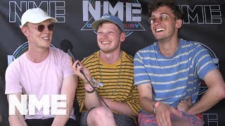 “I never thought we’d make it here”: Squid interviewed at Glastonbury about their hit ‘Houseplants’