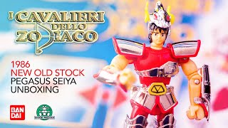 Cavalieri dello Zodiaco (Saint Seiya) 1986 new old stock - Pegasus unboxing