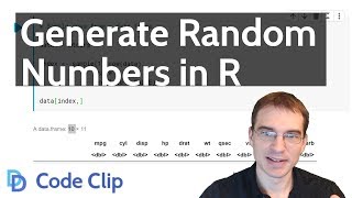How To Generate Random Numbers in R