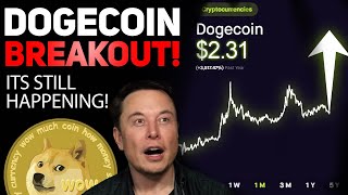 INSANE DOGECOIN NEWS! BREAKING OUT TO NEW HIGHS! ALL HOLDERS NEED TO WATCH THIS!