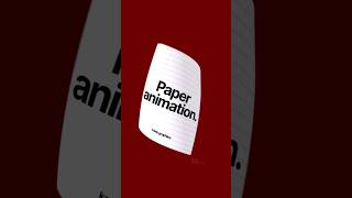Viral Paper Animation in After Effects🤩#aftereffects #tutorial #videoediting #trending #viralshorts