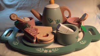 나무 장난감과 실바니안 장난감 asmr (달그락, 탭핑 위주)