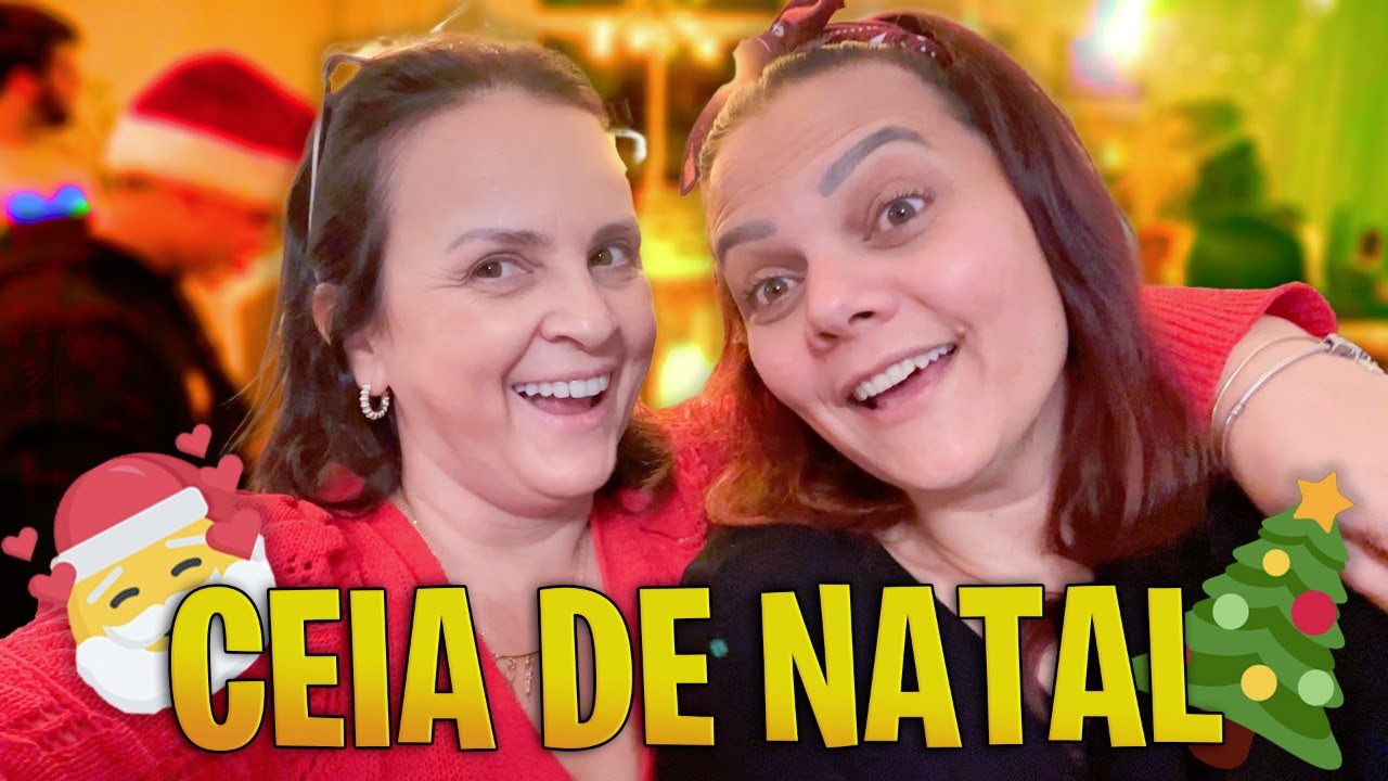 NOSSA CEIA DE NATAL COM FAMÍLIA E AMIGOS