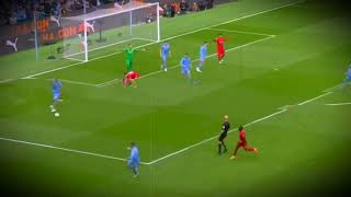 This is the Tackle  of the Season from Aymeric Laporte against Liverpool