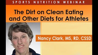 "The Dirt on Clean Eating and Other Diets for Athletes" webinar