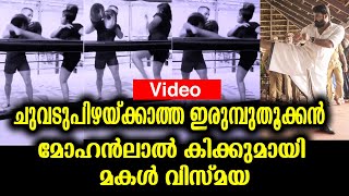 അച്ഛനെകടത്തിവെട്ടും ഈ മകൾ - വിസ്മയ മോഹൻലാൽ | Maya Mohanlal's MuayThai Kick Video