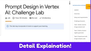 Prompt Design in Vertex AI: Challenge Lab | GSP519