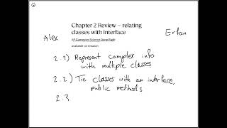 How to program in Java? Chapter 2 review - relating classes with interfaces