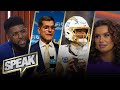 Harbaugh wants multiple championships for Chargers, hopes for Herbert too high? | NFL | SPEAK