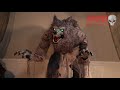 exclusive first look animated lanky werewolf halloween prop