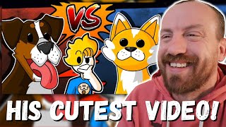 HIS CUTEST VIDEO! Haminations Dogs and Cats (Which is better?) REACTION!