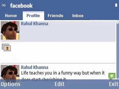 Nokai E5 Facebook Application Youtube