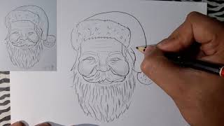 Como dibujar a PAPA NOEL | HOW TO DRAW SANTA CLAUS