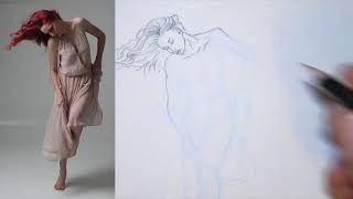 Figure Drawing  Clothing Practice 1