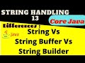 Difference Between String StringBuffer and StringBuilder in Java || Java Interview question