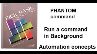 PHANTOM process in Unibasic | PICKBASIC PHANTOM command | Full demo