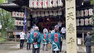 2021/10/23 伊予三島秋祭り 濱町御座船明神丸 舟唄奉納