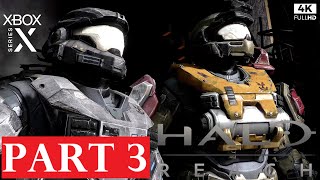 HALO REACH Gameplay Walkthrough Part 3 [4K 60FPS XBOX SERIES X] - No Commentary