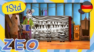 Zeo auf Deutsch 🦓 Zeos Tarnung 👀 Kompilation ✨ süße Cartoons