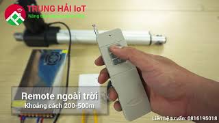 Xi lanh điện: Bộ điều khiển xi lanh điện với 3 Remote từ xa  LH 0981195359