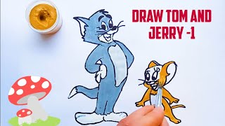 how to draw tom and jerry fastest