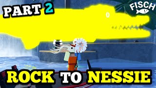 Trading from a Rock to a Nessie in Roblox Fisch PART 2!!