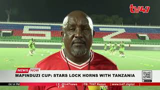 Harambee Stars clash with Taifa Stars at Gombani Stadium in Pemba tonight in the Mapinduzi Cup