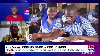 CHASS demands funding for food supplies in Senior High Schools