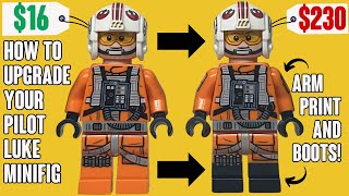 UPGRADE Your $16 LEGO Pilot Luke Minifig into the $230 UCS Version for CHEAP!