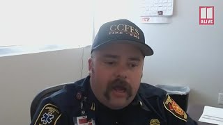 Cherokee County firefighter describes heroic off-duty moment