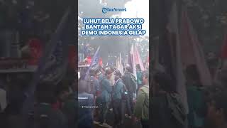 Luhut Binsar Bela Prabowo dari Aksi Demo Tagar Indonesia Gelap: Jangan Klaim Sana-sini!