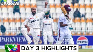 Pakistan vs West Indies 1st Test Day 3 Full Match Highlights 2025 | PAK vs WI Match Highlights