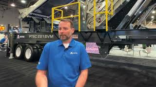 Astec PTSC 2818VM Portable Screen Plant Walkaround at CONEXPO 2023