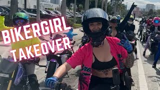 HAVE YOU EVER SEEN SO MANY BIKER CHICKS?!?