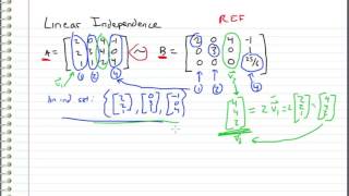 Linear Algebra - 9 - Linear Independence
