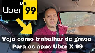 Primeiro dia fazendo Uber X 99 aceitando todas as corridas, veja quanto faturei 🤑 23 de Janeiro 2025