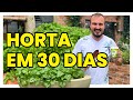 3 HORTALIÇAS que crescem em 30 dias na sua HORTA