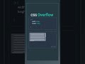 CSS Overflow Property