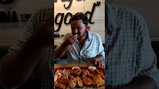 KFC Hot Wings Eating Challenge | KFC Burger 🤤 Boneless Strips 😋| Chicken Biryani 😡#shorts #foodie