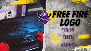 Coding the FREE FIRE Logo with Python Turtle! | Free Fire Logo Step-by-Step!