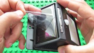 Unboxing Holan HL-001 Solar Motion Sensor LED Light