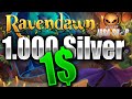 Ravendawn Online 1000 de Silver 1$ | EVALUANDO MERCADO | IBRASHOPWEB | Nuevos Juegos!