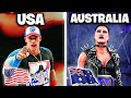 I Used Wrestlers From Different Countries!