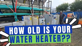 How to find the AGE of your Water Heater