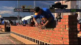 World brick laying championship 2012 LAS VEGAS - MIKE AMOR