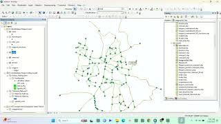 Transport Network Beta index calculation in Arcgis.